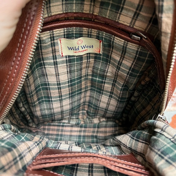 Wild West Brown Leather SlingBag - Picture 6 of 12